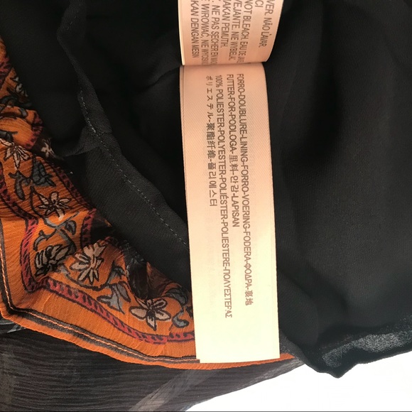 NWT Massimo Dutti M peasant dress floral BOHO - Picture 8 of 8